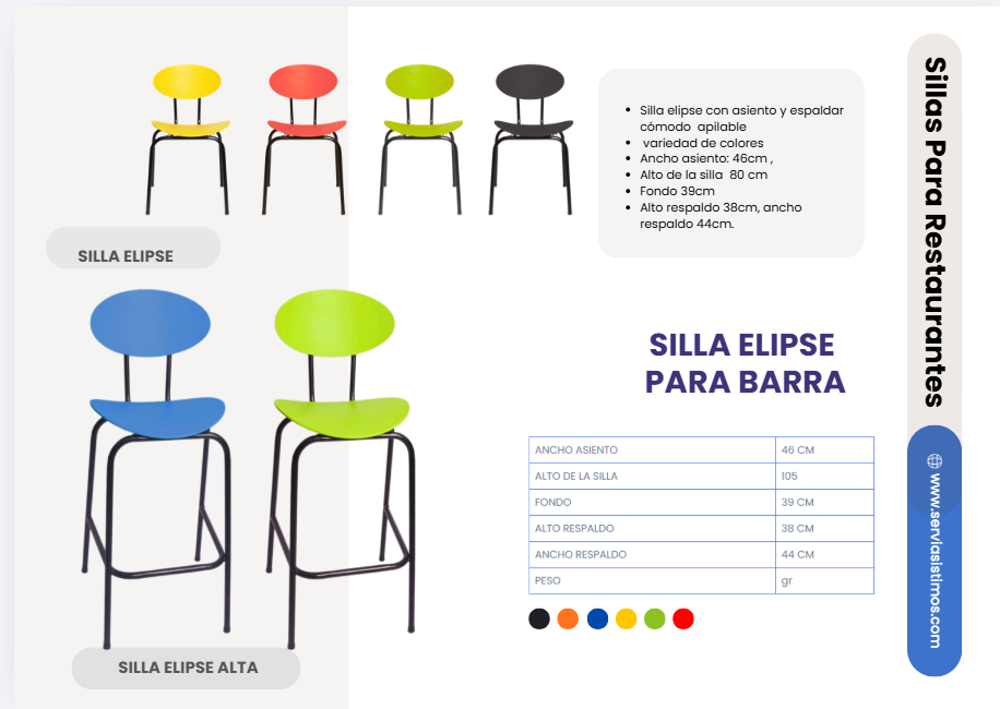 sillla elipse
